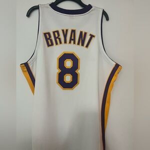 Kobe Bryant Lakers Jersey #8 White & Gold